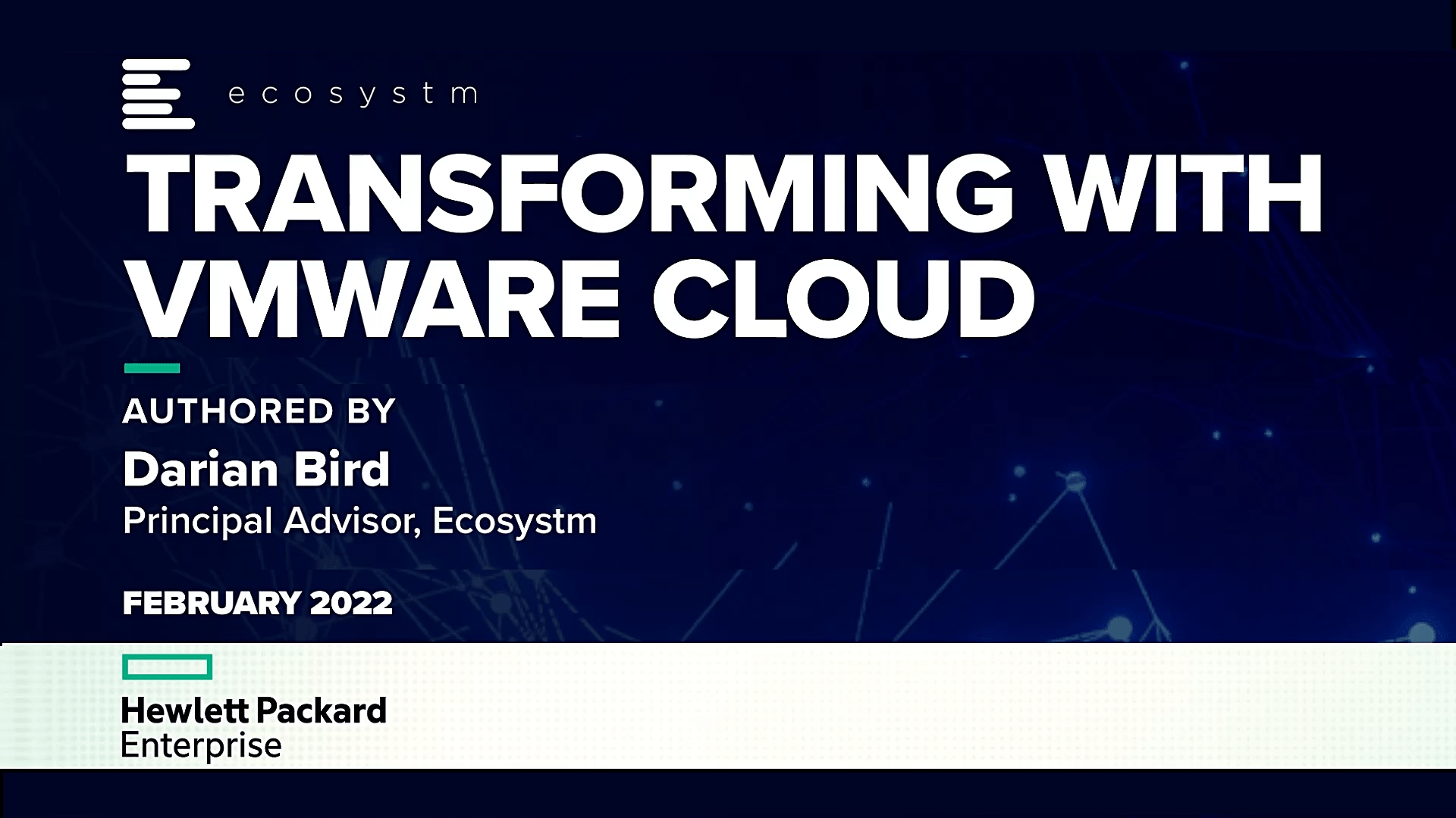 Whitepaper: Transforming with VMware Cloud