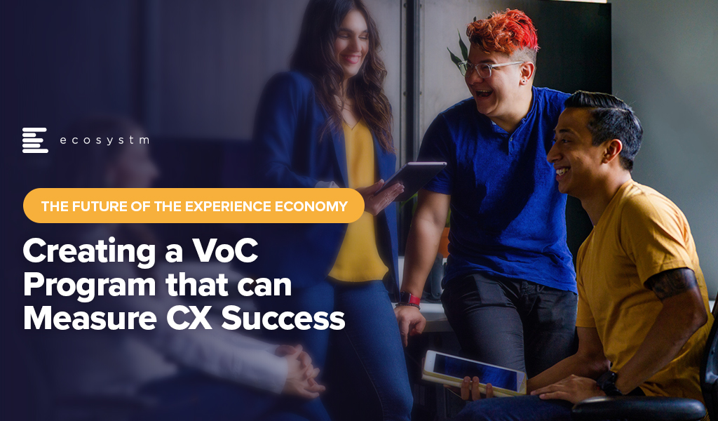 Creating a VoC Program that can Measure CX Success